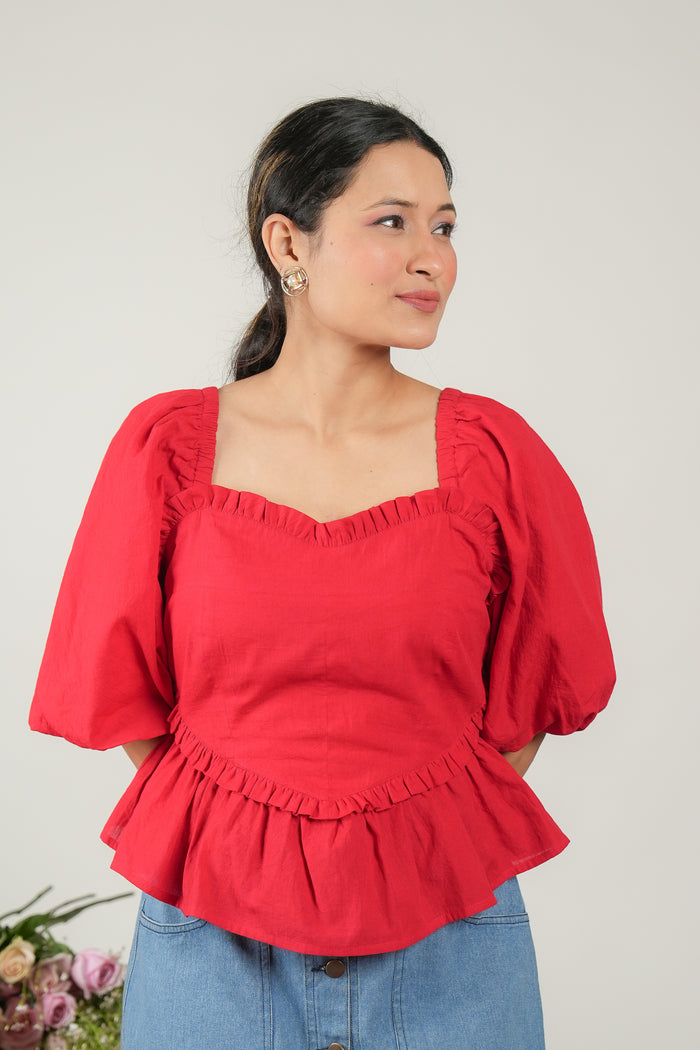 Women's Romantic Heart Top