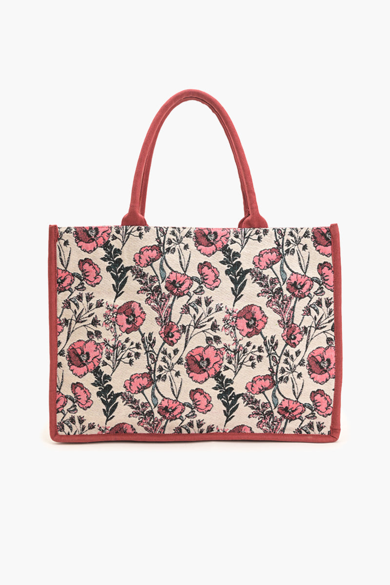Poppy Field Tote Bag