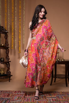 Rajsi Rang Indo Western One Shoulder Dress