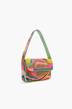 Pastel Dream Hand Beaded Shoulder Bag