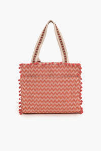 Coral Bloom Mini Tote