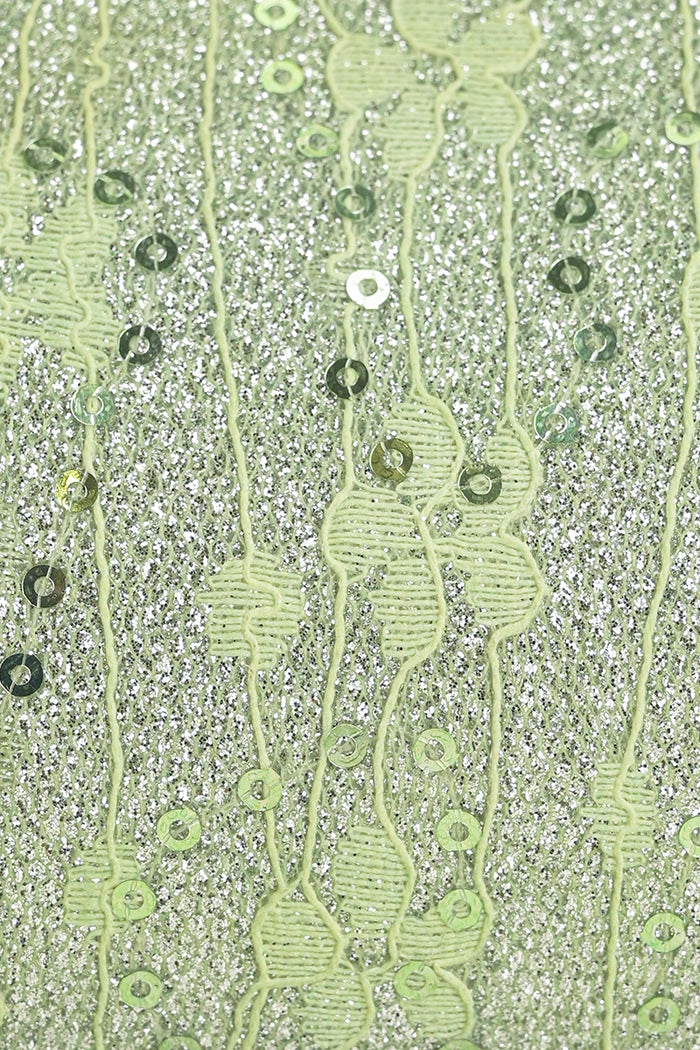 Vegan Leather Bag Moonlit Lace Handbag - Green