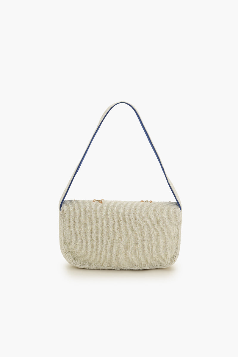 Boho Girl Mystic Eye Fully Beaded Shoulder Bag with Earrings