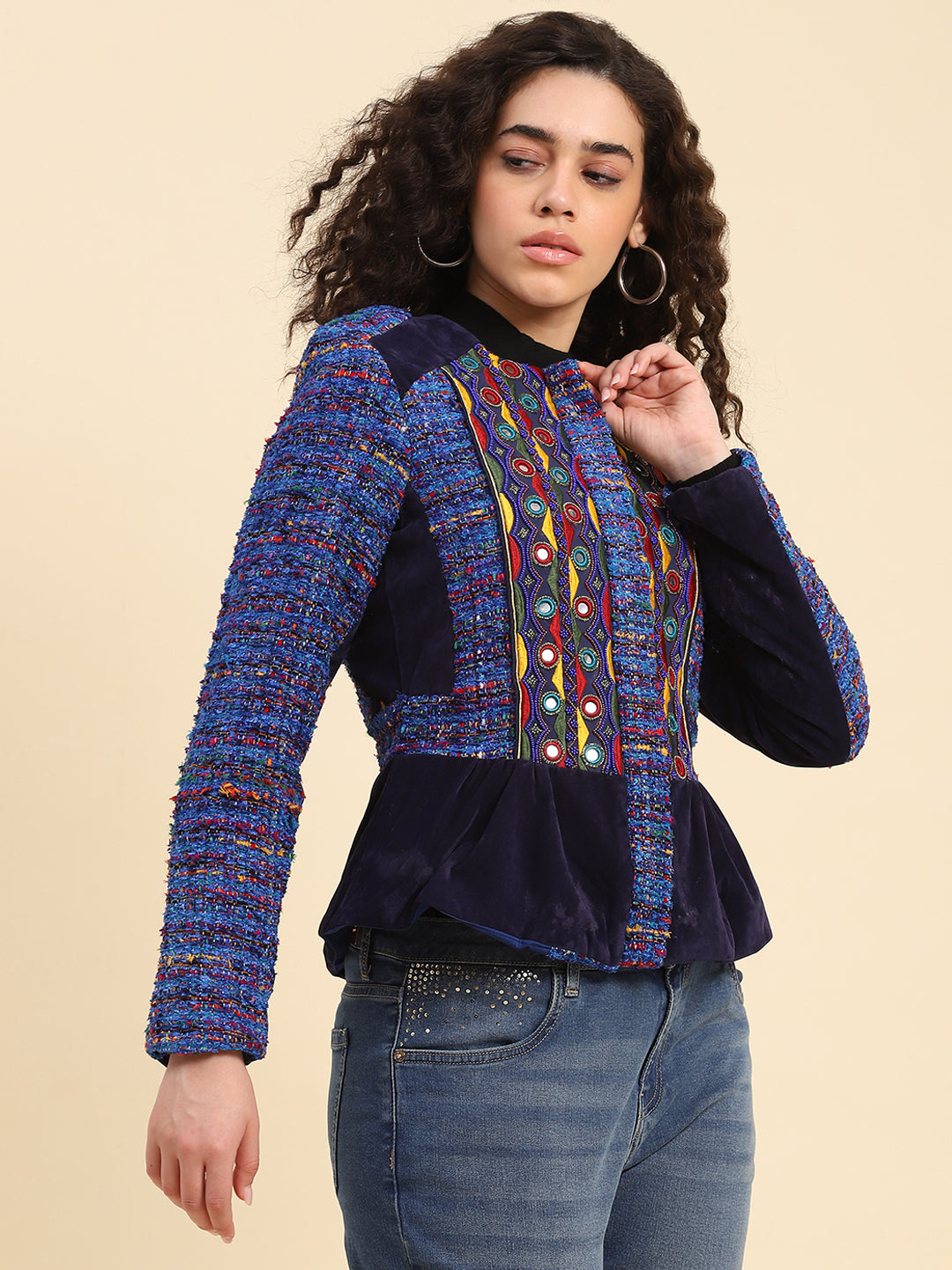 Blue Kutchi Heritage Jacket