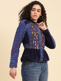 Blue Kutchi Heritage Jacket