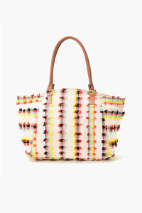 Textured Tapestry Tote Bag