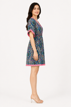 Floral Print Short Dress