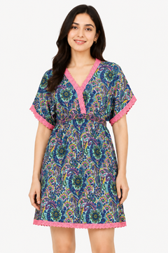 Floral Print Short Dress