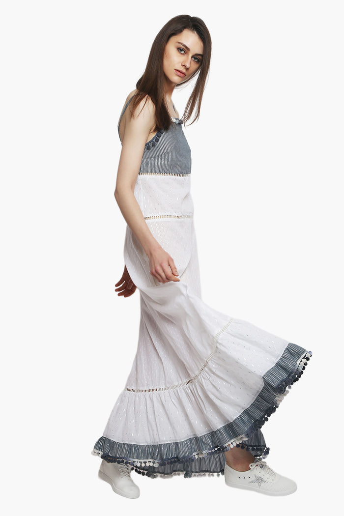 Twilight Tulle Tiered Maxi Dress
