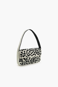 Boho Girl Monochrome Muse Beaded Shoulder Bag