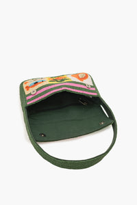 Pastel Paradise Hand-Beaded Shoulder Bag