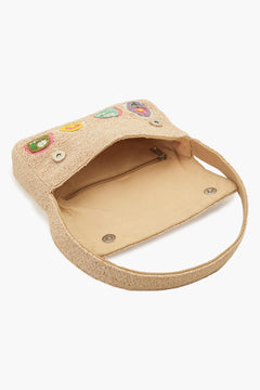 Geometric Print Shoulder Bag For Women