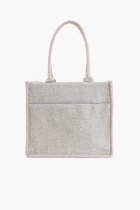 Frost Grey Luxe Tote Bag