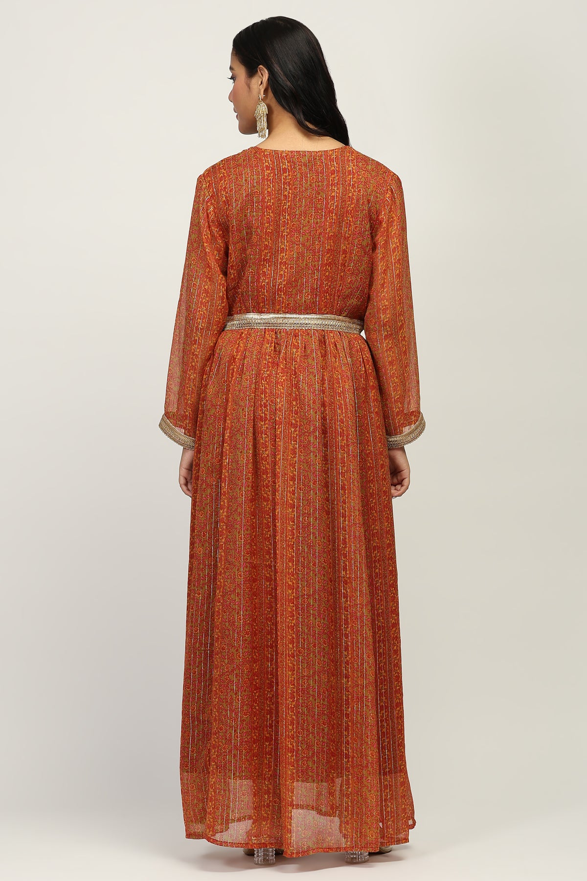 Swarnima Tissue Indo Western Dress