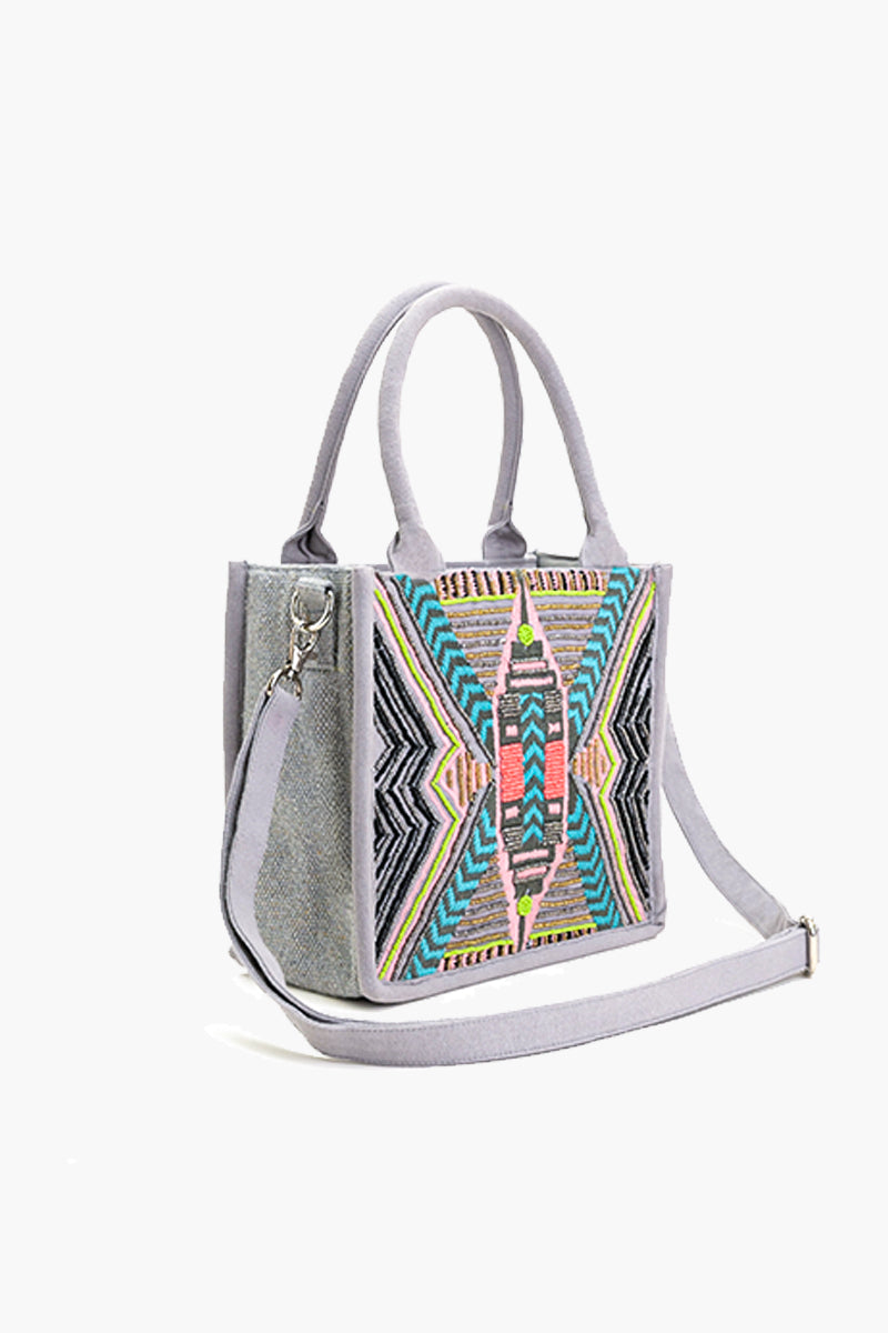 Frost Grey Mini Tote Bag