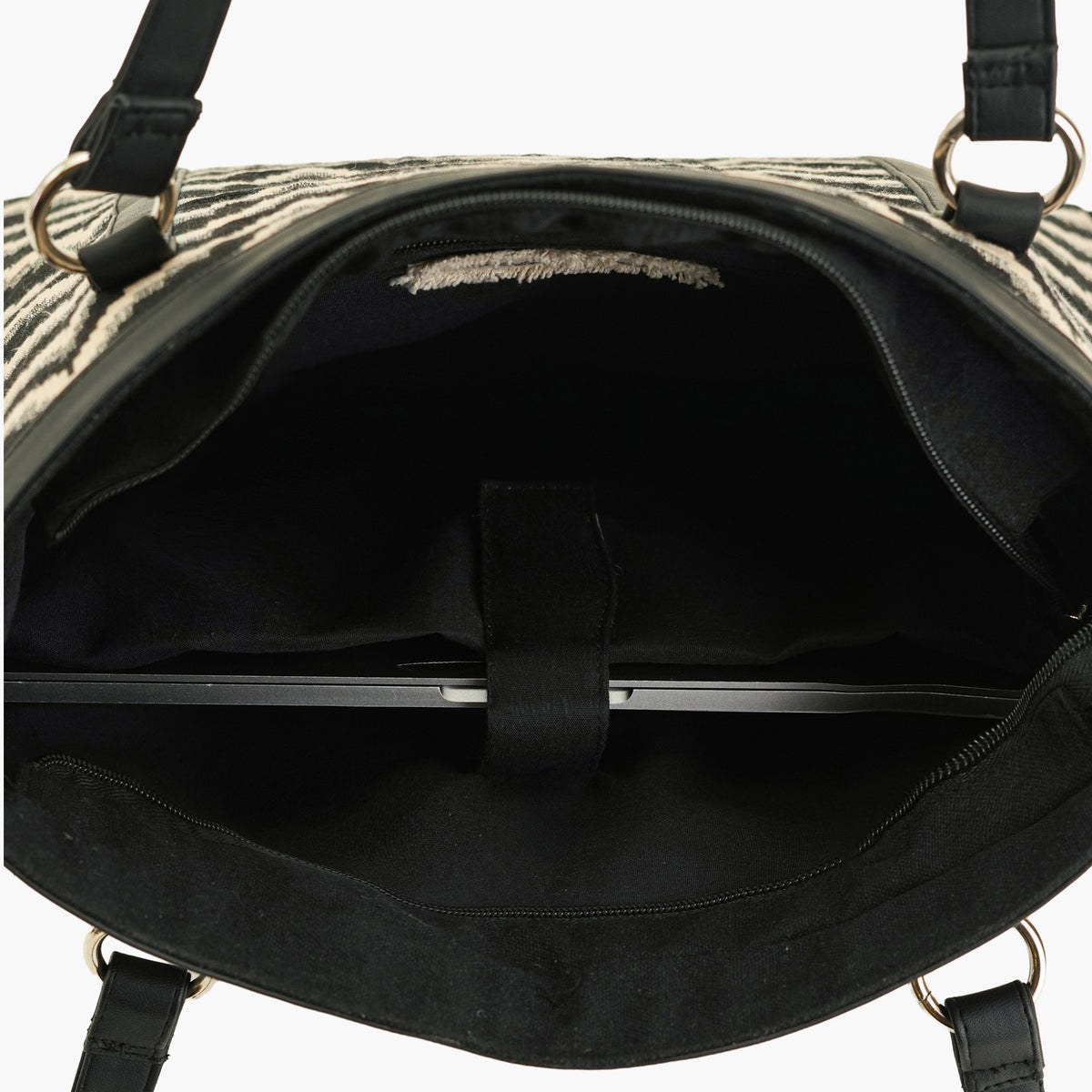 Bohogirl Jacquard Chevron Office Tote Bag