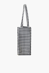 Houndstooth Chic Tote Bag