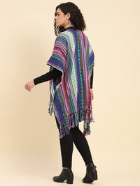 Geometric Fringed Asymmetrical Kaftan