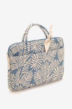 Azure Palm Laptop Bag