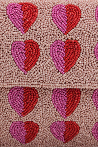 Boho Girl Sweetheart Beaded Shoulder Bag