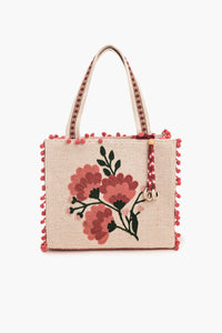 Coral Bloom Mini Tote