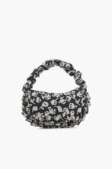 Ruffled Midnight Handbag