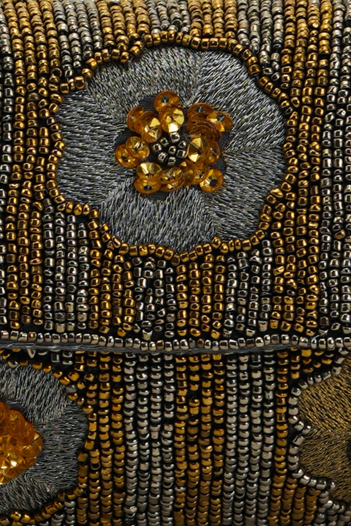 Boho Girl Golden Charm Beaded Shoulder Bag