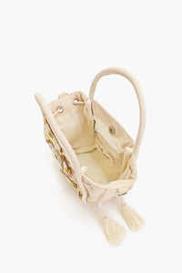 Golden Bloom Boho Mini Tote