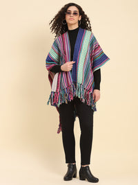 Geometric Fringed Asymmetrical Kaftan