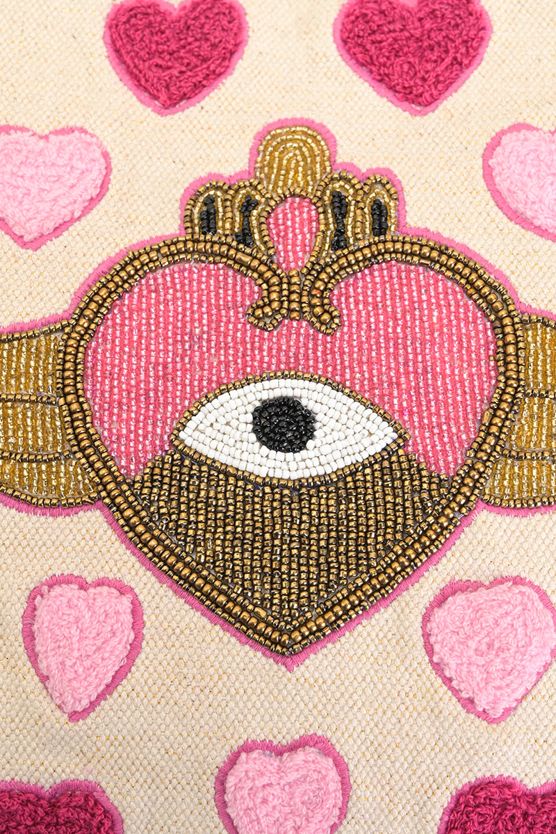 Heartfelt Rose Wings Tote Bag