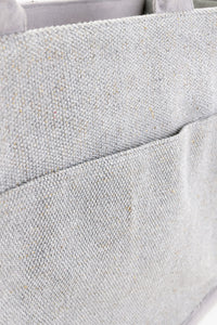 Frost Grey Luxe Tote Bag