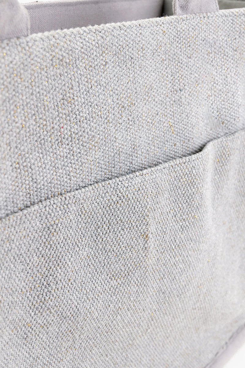 Frost Grey Luxe Tote Bag