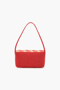 Handcrafted Embossed Heart Fully Beaded Luxury Shoulder Bag - Valentine's Special Evening Purse