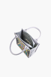 Frost Grey Mini Tote Bag
