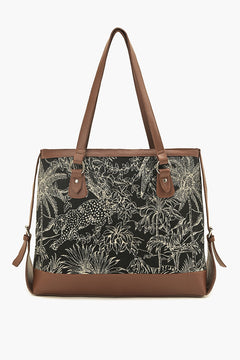 Jungle Toile Tote