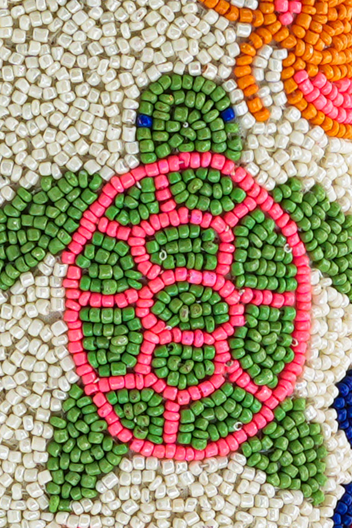 Boho Girl Marine Magic Fully Beaded Shoulder Bag