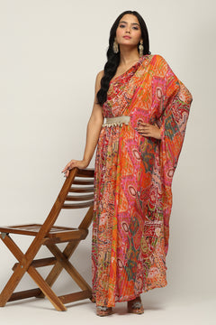 Rajsi Rang Indo Western One Shoulder Dress