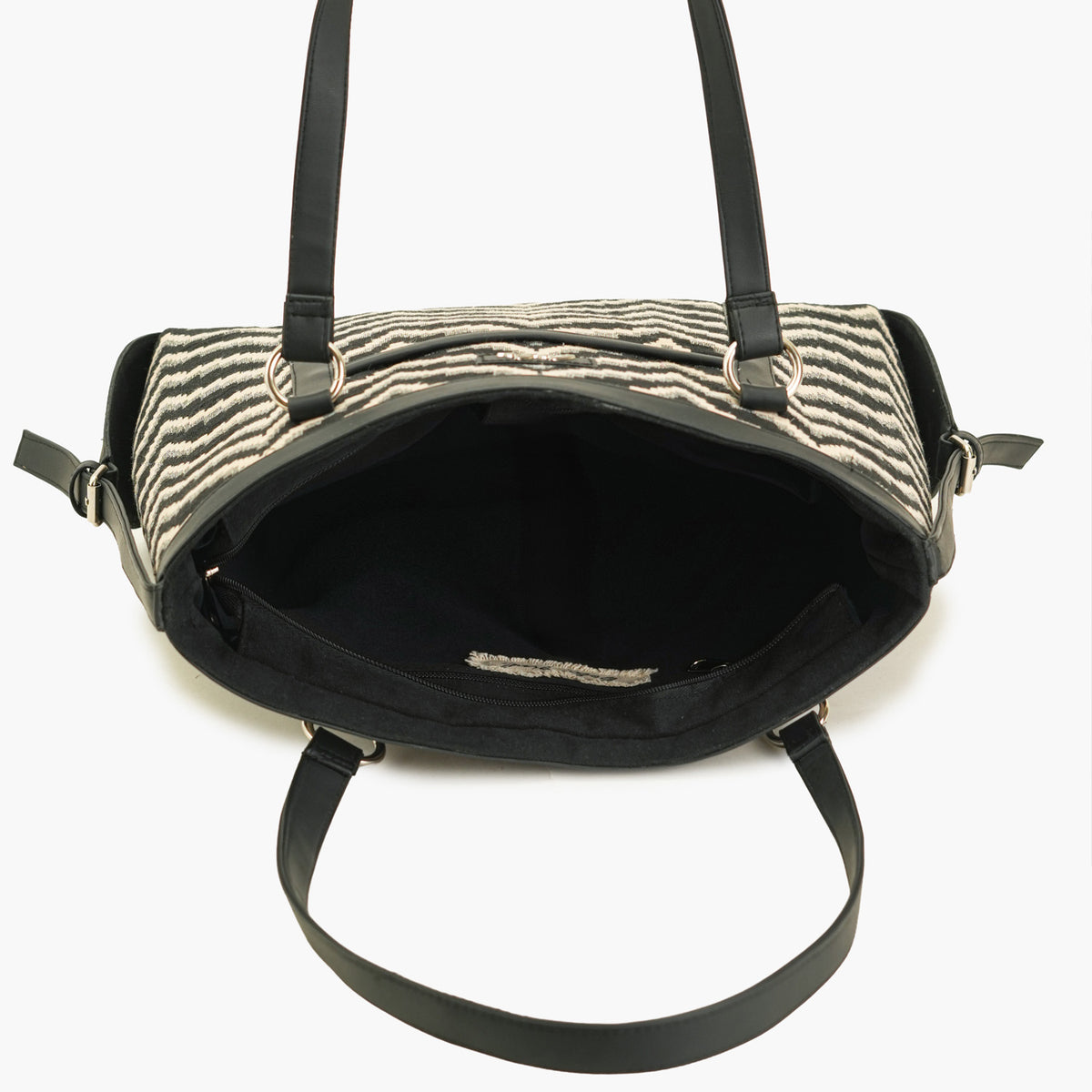 Bohogirl Jacquard Chevron Office Tote Bag