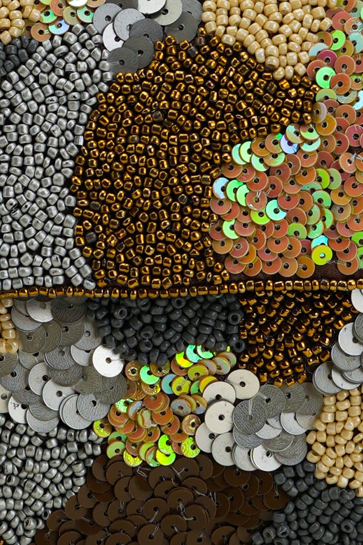 Boho Girl Mosaic Glow Fully Beaded Shoulder Bag