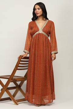 Swarnima Tissue Indo Western Dress