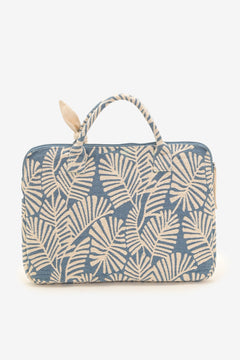 Azure Palm Laptop Bag