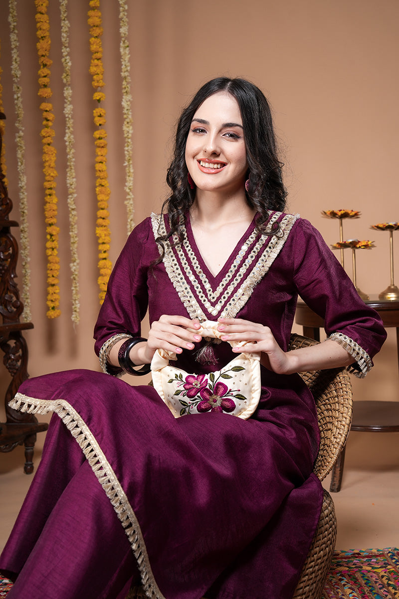 Aina Mirror Detailed Kurta Set