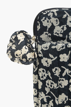 Navy Floral Laptop Bag