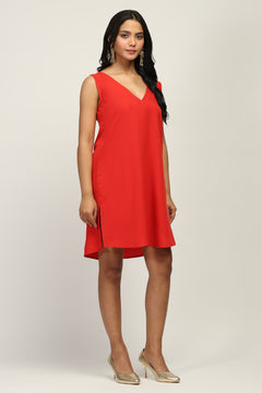 Ruhaniyah Rust Indo Western Women Dress