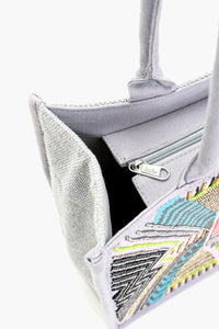 Frost Grey Luxe Tote Bag