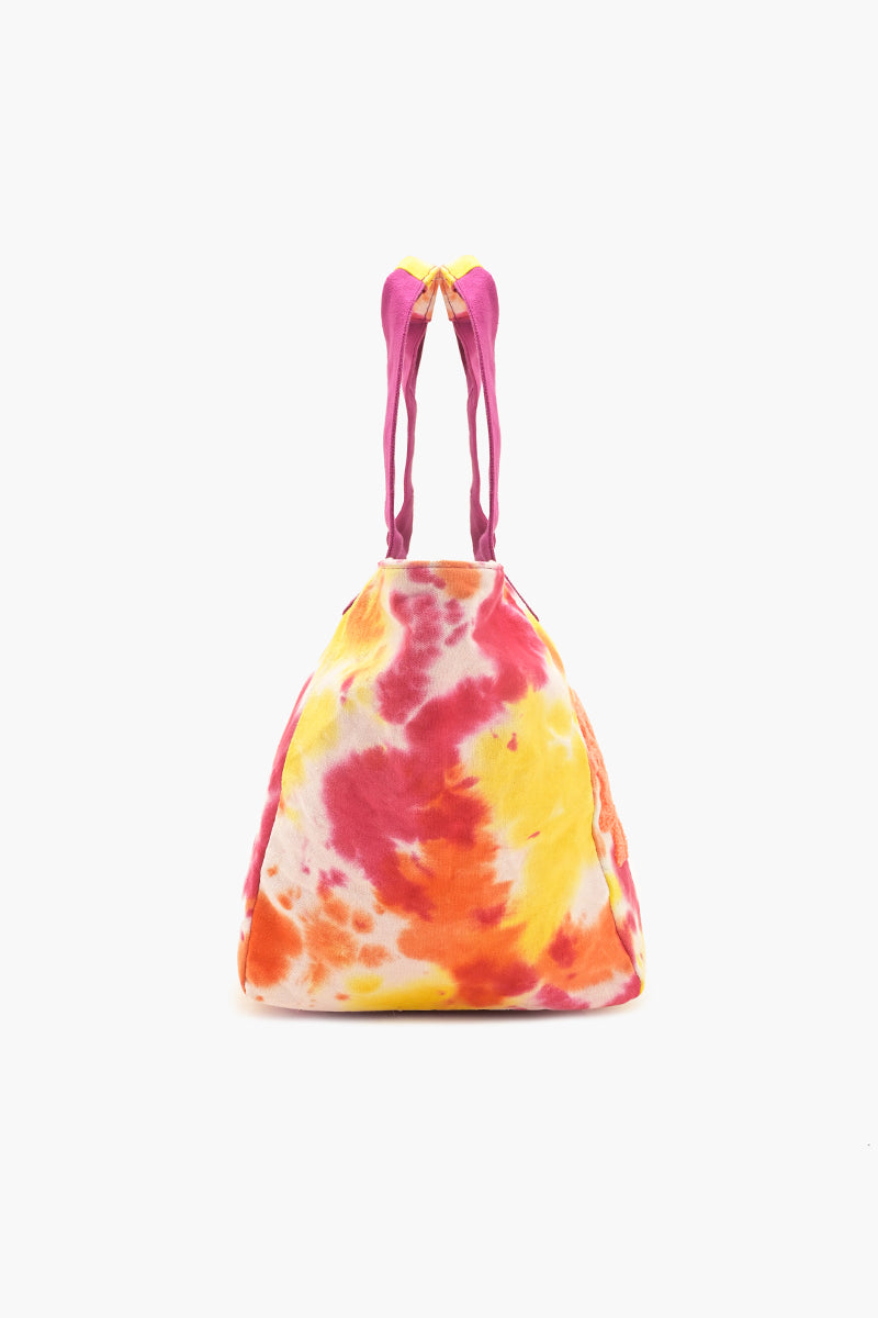 Vacay Embroidered Tie and Dye Tote