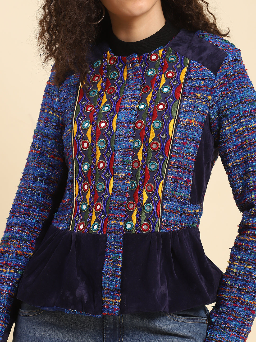 Blue Kutchi Heritage Jacket