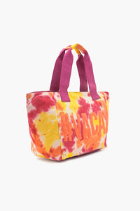 Vacay Embroidered Tie and Dye Tote