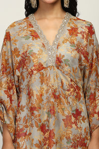 Aabro Boho Print Indo Western Dress