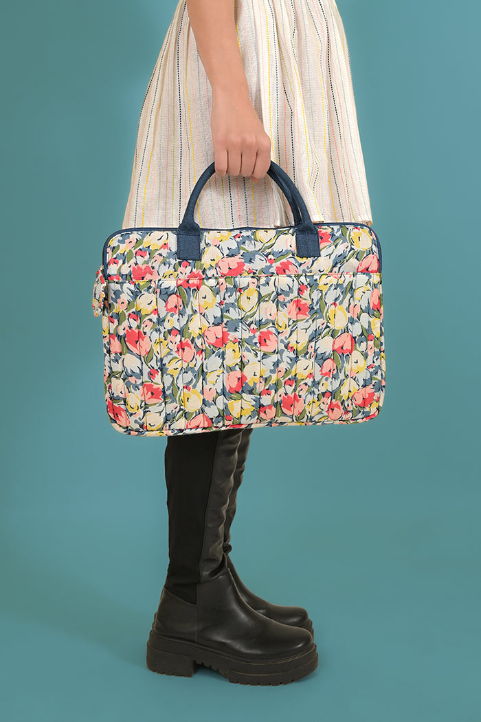 Tulip Garden Laptop Bag